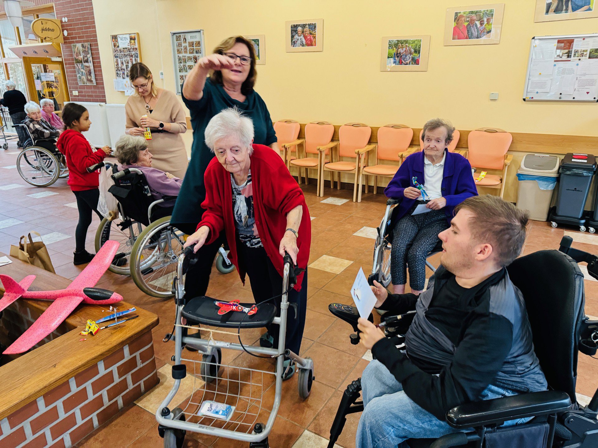 Osobní asistent s klientem